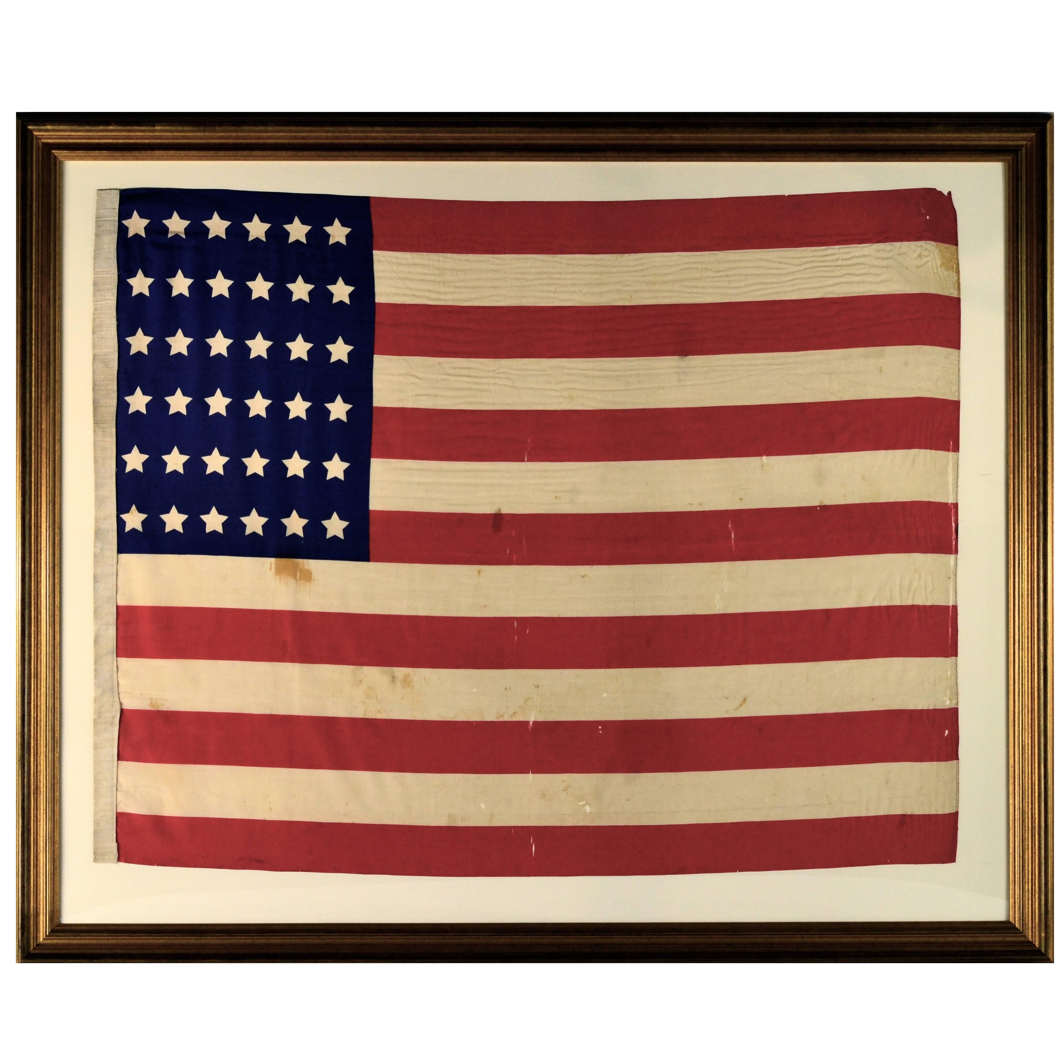 36 Star Flag, circa 1864 For Sale