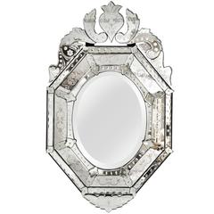 Venetian Etched-Glass Mirror 2