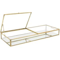 Brass and Glass Vitrine