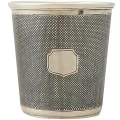 1860s Russian Silver and Niello Enamel Beaker 11