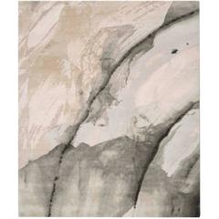 'Minerals_Grey Blush' hand-knotted Tibetan rug made in Nepal by Knots Rugs 3