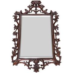 19th Century George II Style Carved Mirror 19th Century George II Style Carved Mirror