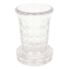 Rare and Refined Art Deco Crystal Vase by Jean Luce, French, circa 1930 7