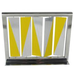 Mid-Century Modern Dean Fleming Stainless Steel and Paint Sculpture 9