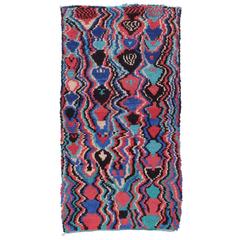 Psychedelic Azilal Berber Moroccan Rug 4