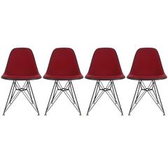 Set of Four Mid-Century Modern Charles Eames for Herman Miller Dining Chairs