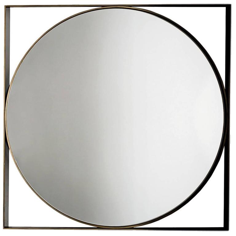 Striking Geometric Mirror For Sale at 1stdibs