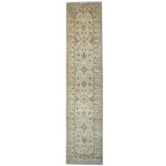 Afghan Rugs, Cream Oriental Rug Runner, Hand Made Carpet for Sale