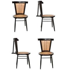 Joaquim Tenreiro Set of Four Small Chairs, circa 1960s