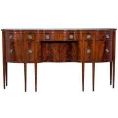 Williams-Kimp Flame Mahogany Serpentine Sideboard