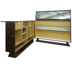 Walnut English Yacht Bar 10