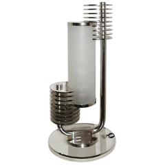 Extremely Rare Edgar Brandt Modernist Table Lamp 4