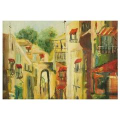 French Village Painting by Saliti 12