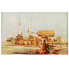 Harbor Scene By Mogul 1