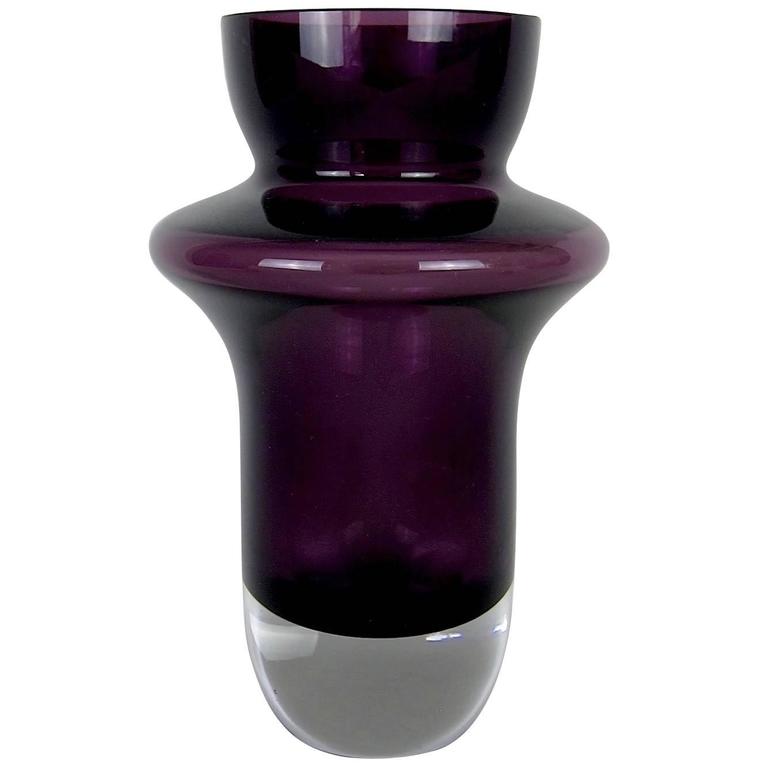 Large Marquis by Waterford Amethyst Crystal Vase at 1stDibs marquis