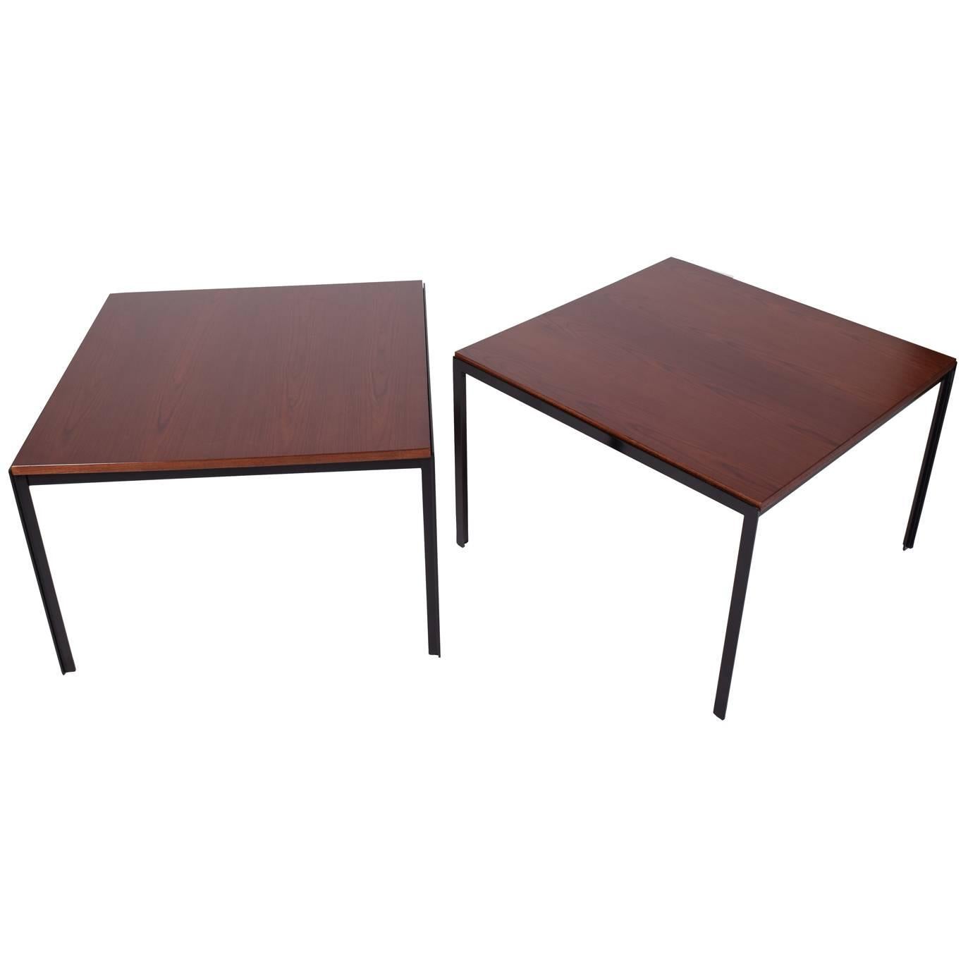 Pair of T-Angle Side Tables by Florence Knoll