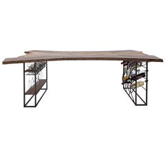 Raw Craft Table and Wine Rack One of a Kind, Handcrafted with Anthony Bourdain