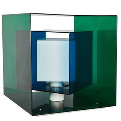 Rare Kinetic Cube Table Lamp by Stilnovo 11