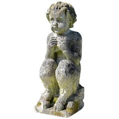 Stone Statue of a Little Satyr, 19th Century