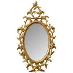 George III Style Rococo Giltwood Mirror