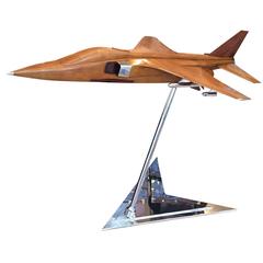 1960s Original Wind Tunnel Model of the Sepecat Jaguar Anglo-French Fighter Jet