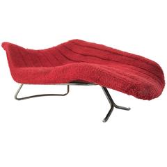 Rare 'Soloform 5008' Chaise Longue by Hans Hartl for Eugen Schmidt Germany, 1953 5