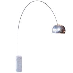 Arco Floor Lamp Designed by Achille & Pier Giacomo Castiglioni for Flos