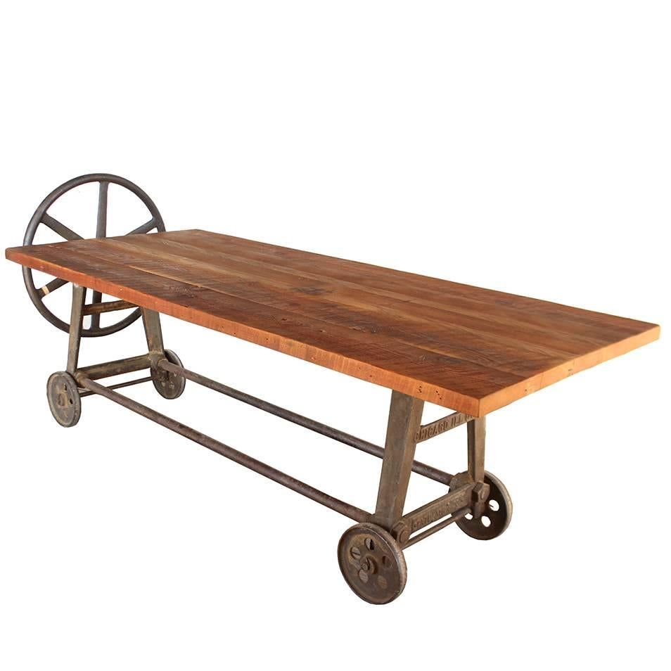 Industrial Clamping Wheel Table
