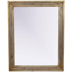 1930s Silver Leaf Mirror in the Manner of Max Kuehne 6
