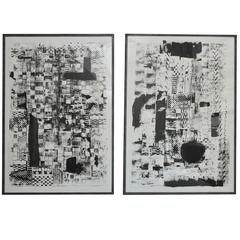 21st Century Black India Ink Drawings by Elliot Bergman 1