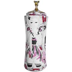 Ceramic Table Lamp by Marcello Fantoni 10