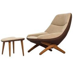 Illum Wikkelsø Easy Chair Model ML-91 by Michael Laursen in Denmark 6