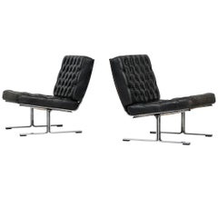 Karl-Erik Ekselius Easy Chairs Model F60 by Joc in Sweden