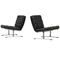 Karl-Erik Ekselius Easy Chairs Model F60 by Joc in Sweden 11