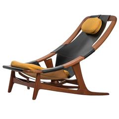 Chaise longue Arne Tidemand-Ruud Modèle Holmenkollen par Norcraft en Norvège