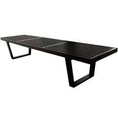 George Nelson Ebonized Platform Bench by Herman Miller, circa 1950s 7