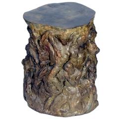 Bronze Eros Side Table by Philip and Kelvin LaVerne