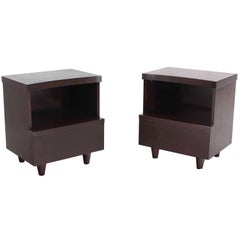 Paire de tables de nuit Mid-Century Modern