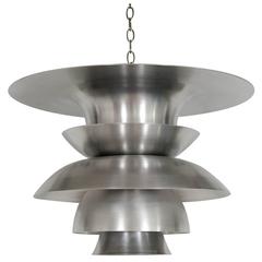 Aluminum Pendant Composed of Opposing Disks 10