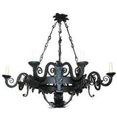 Wrought Iron Chandelier