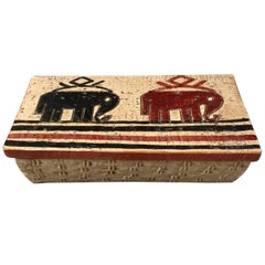 Rosenthal Netter Boîte en céramique avec des éléphants