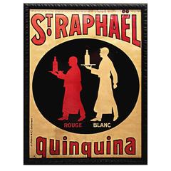 St. Raphael Quinquina Advertising Poster, circa 1925