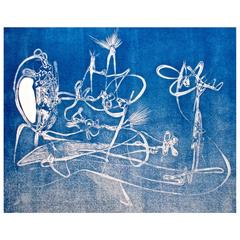 Boris Margo (1902-1995) "Luminaries" 1946 Original Abstract Expressionist Print 10