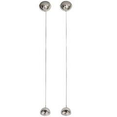 Pair of Mid-Century Chrome Floor Lamps 11