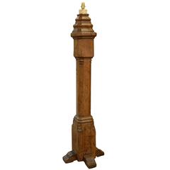 16th Century Oak Newel Post