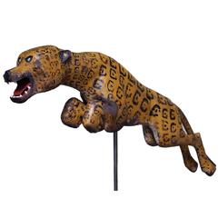 Amazing Metal Leopard, England, 1880-1900