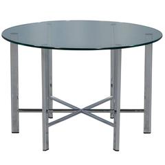 1970s Chrome and Glass Compact Cocktail Table 8