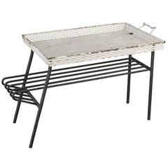 Mathieu Mategot Perforated Metal Tray Table, circa 1950