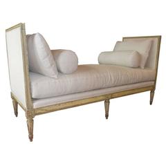 19th Century Painted Louis XVI Lit de Repose