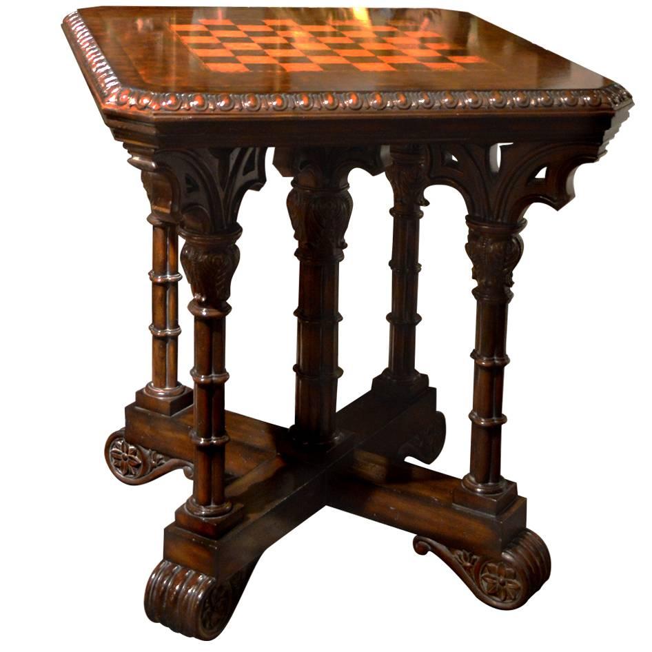 Gothic Style Game Table